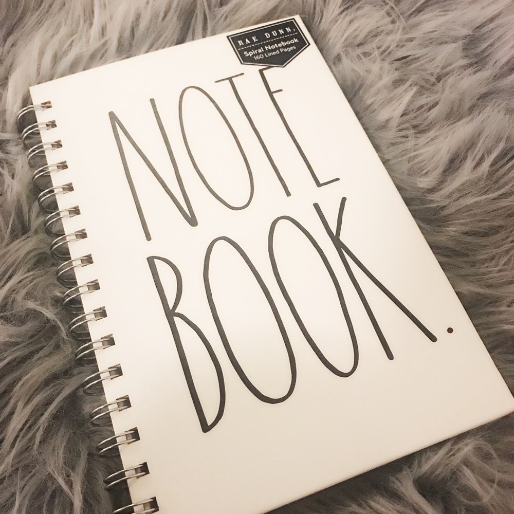 Rae Dunn Notebook